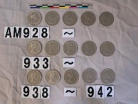 藏品(香港1元硬幣)的圖片